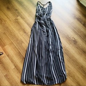 Maurice’s Black and White Maxi Dress Size M